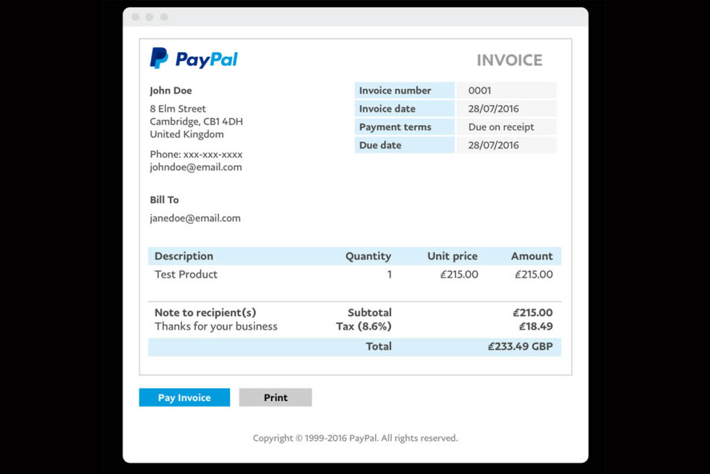 online invoice software